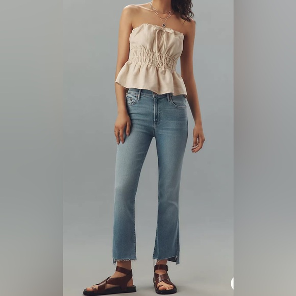 MOTHER The Insider Crop Step Fray Jeans